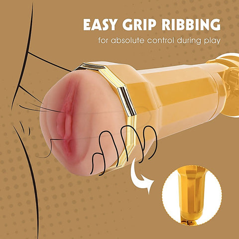 Tara Realistic Vagina Vibrating Cup by Chisa