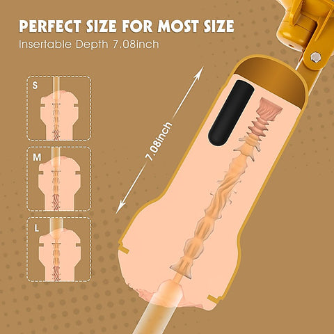 Shyla Realistic Vibrating Vagina Cup by Chisa