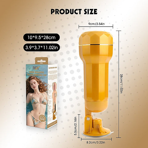 Abbie Realistic Vagina Vibrating Cup by Chisa