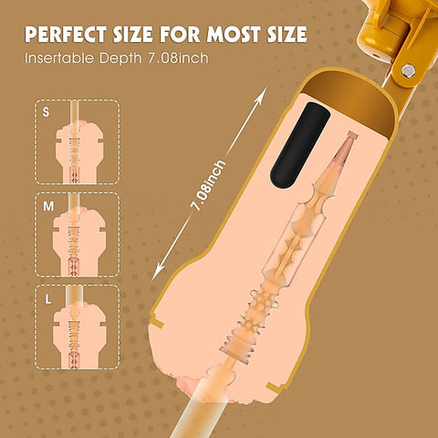 Darcey Realistic Vagina Vibrating Cup by Chisa