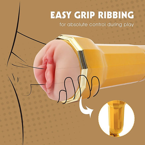 Darcey Realistic Vagina Vibrating Cup by Chisa