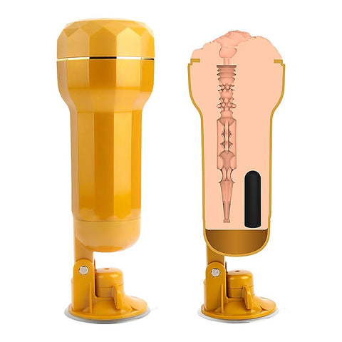 Darcey Realistic Vagina Vibrating Cup by Chisa