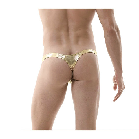 Mens Metallic G-string Underwear L/XL by Love In Leather