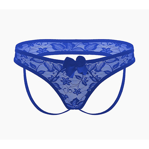Full Lace Women's Crotchless Panties by Love In Leather