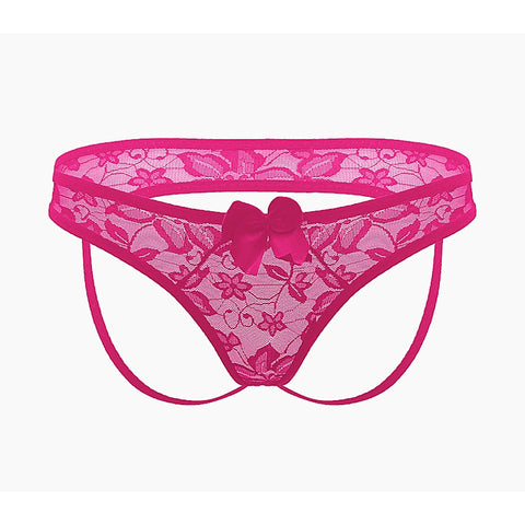 Full Lace Women's Crotchless Panties by Love In Leather