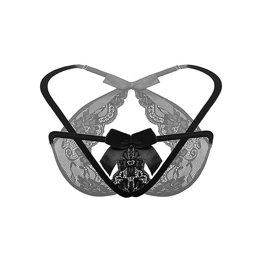 Crotchless Panties with Adjustable Slider by Love In Leather