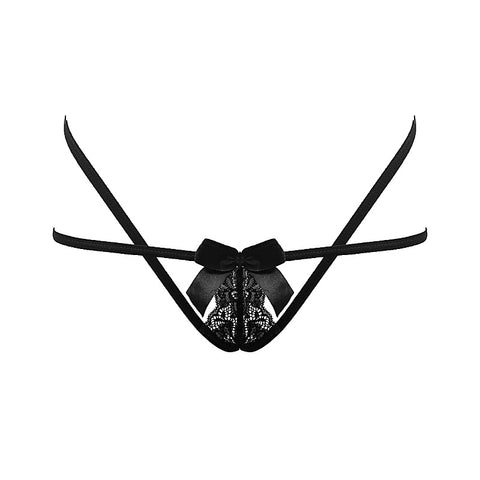 Crotchless Panties with Adjustable Slider by Love In Leather