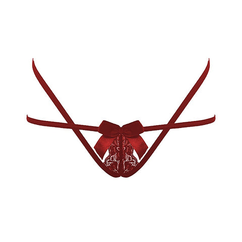 Crotchless Panties with Adjustable Slider by Love In Leather