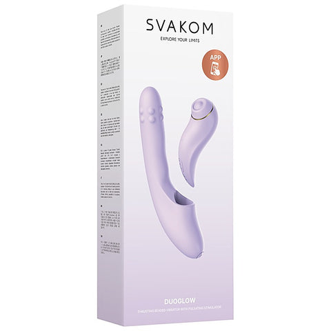 DuoGlow Multi Function Rotating Rabbit Vibrator by Svakom