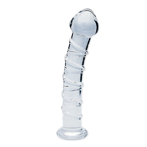 Clarity Seraphic Spiral Glass Dildo by Creative Conceptions