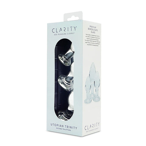 Clarity Utopian Trinity Butt Plugs Set