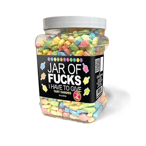 Jar Of Fucks I Have To Give Fruit Flavoured Lollies