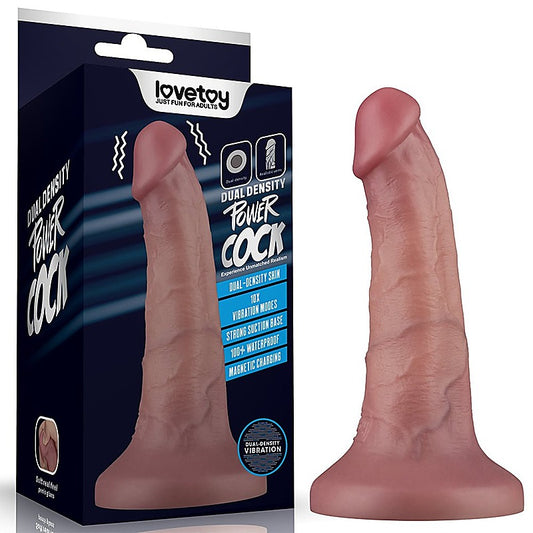 Dual Density Power Cock Vibrating Dong by Lovetoy