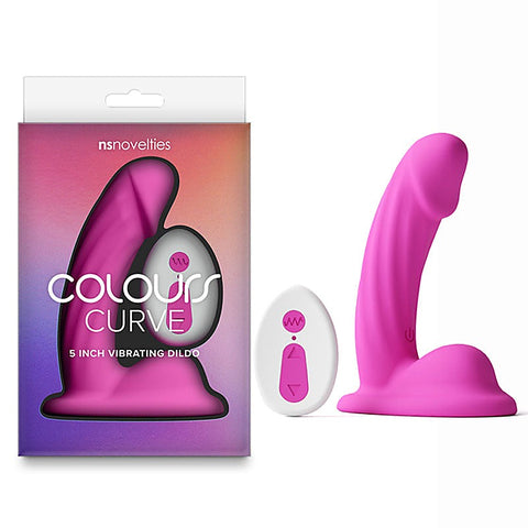 Colours Curve 5 Inch Vibrating Dildo by NS Novelties