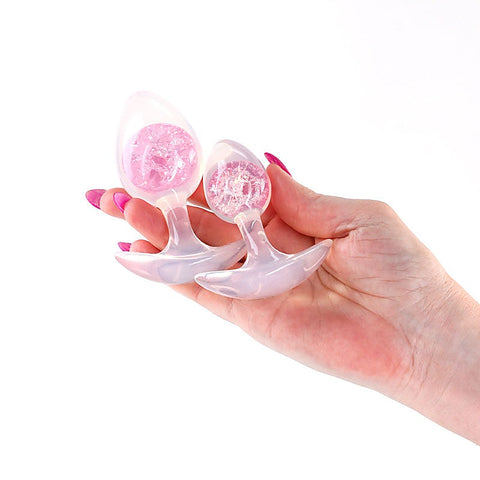 Glams Cosmic Butt Plugs Set of 2 Sizes by NS Novelties