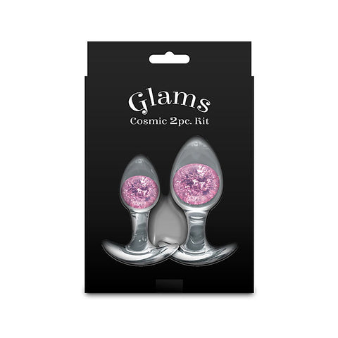 Glams Cosmic Butt Plugs Set of 2 Sizes by NS Novelties