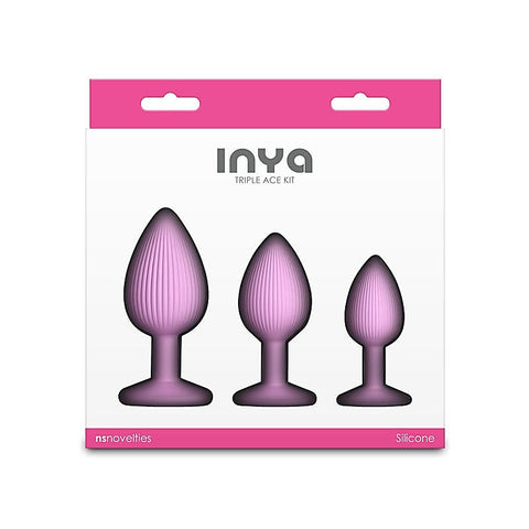 INYA Triple Ace Butt Plugs Set of 3 by NS Novelties