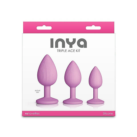 INYA Triple Ace Butt Plugs Set of 3 by NS Novelties