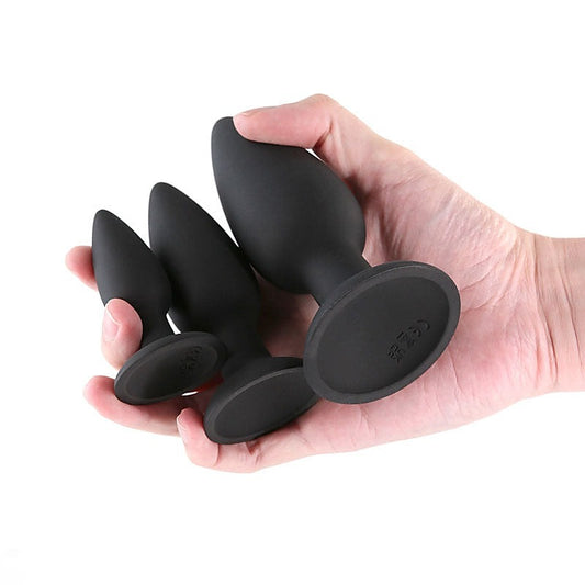 Renegade Triple Strike 3 Sizes Butt Plugs Set