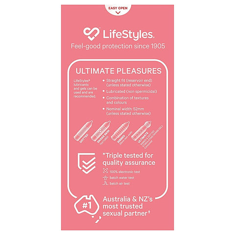 LifeStyles ULTIMATE Pleasures Condoms by Ansell