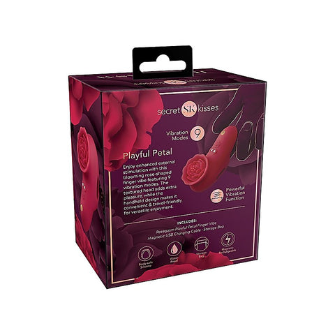 Rosegasm Playful Petal Finger Stimulator by Xgen