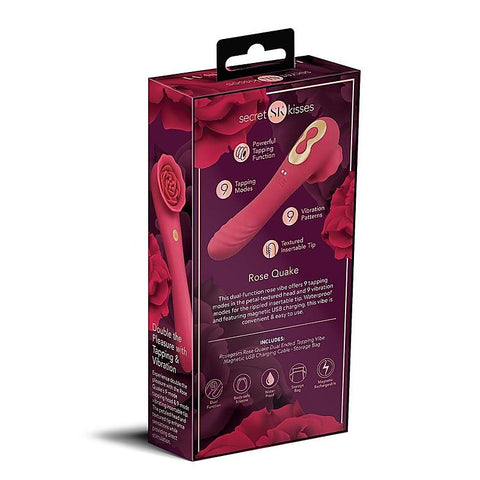 Rose Quake Tapping Vibrator by Xgen Products