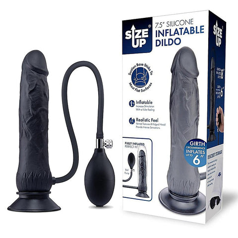 Size Up Realistic Inflatable Dildo with Balls by Xgen