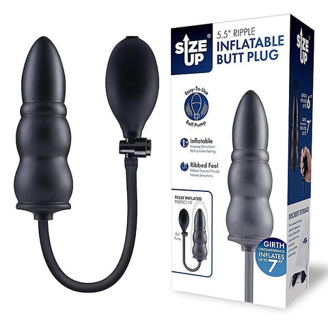 Size Up Ripple Inflatable Butt Plug by Xgen Products