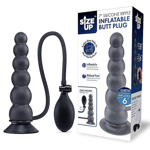 Size Up Ripple Inflatable Butt Plug by Xgen Products