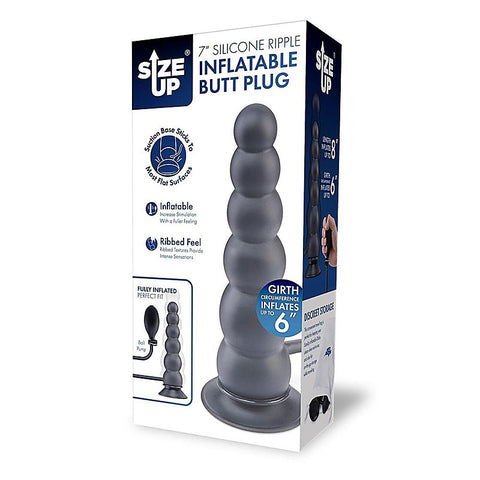 Size Up Ripple Inflatable Butt Plug by Xgen Products