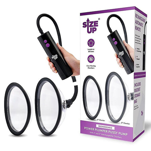 Size Up Rechargeable Power Plumper Pussy Pump by Xgen