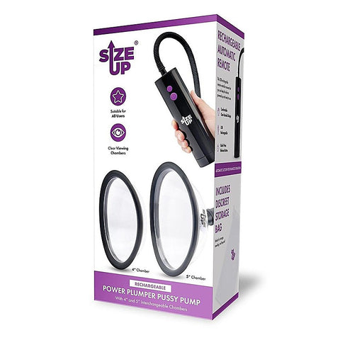 Size Up Rechargeable Power Plumper Pussy Pump by Xgen