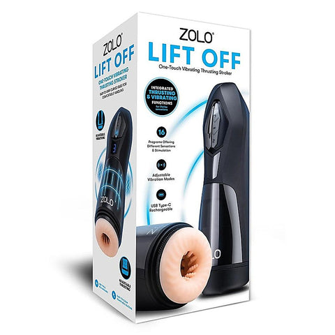 Zolo Lift Off Vibrating and Thrusting Auto Stroker