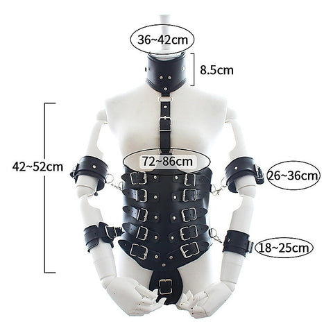 Ultimate Lockdown Leather Cincher by BDStyle