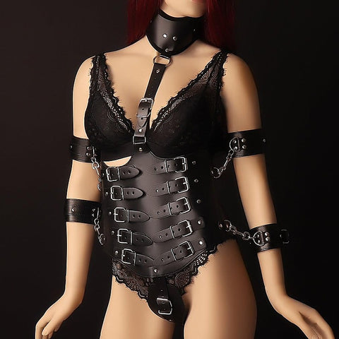 Ultimate Lockdown Leather Cincher by BDStyle