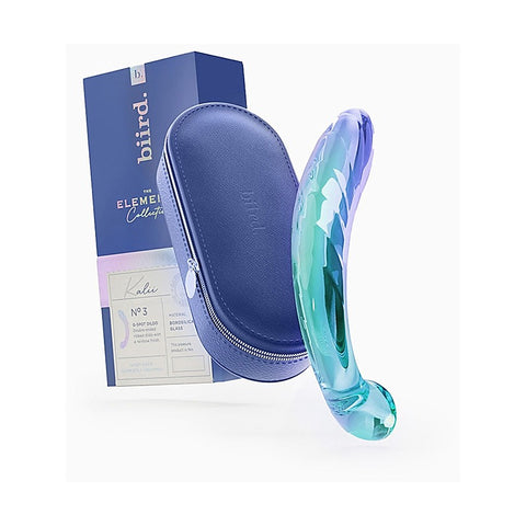 Kalii Borosilicate Glass G-Spot Dildo by Biird