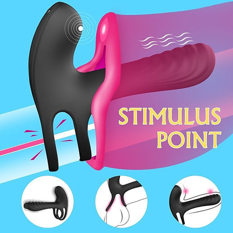 Frank Remote Control Vibrating Penis Shaft by S-Hande