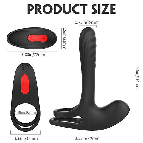 Frank Remote Control Vibrating Penis Shaft by S-Hande