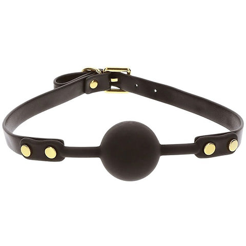 Super Soft Vegan PU Leather Ball Gag by Scala