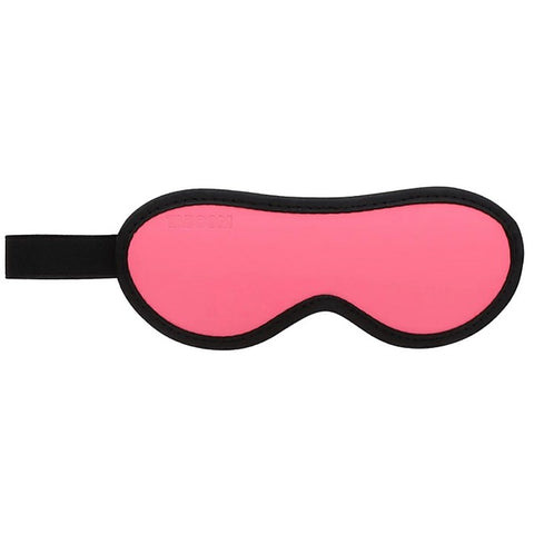 Glow In The Dark Leather Blindfold by Scala