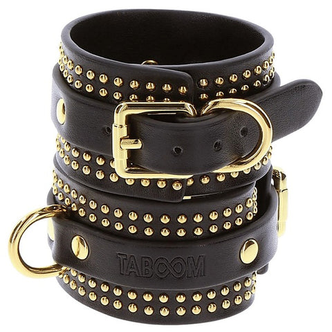 Taboom BDSM Play Studded Wrist Cuffs Set by Scala