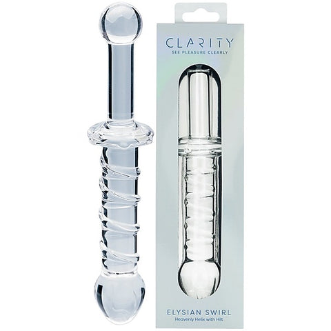 Elysian Swirl Handblown Glass Dildo by Creative Conceptions