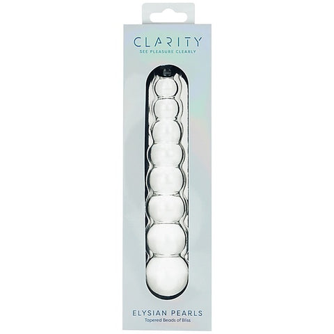 Elysian Pearls G-Spot Glass Dildo by Creative Conceptions