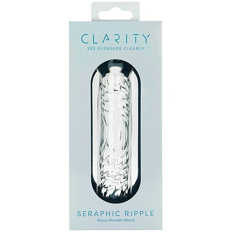 Seraphic Ripple Borosilicate Glass Dildo