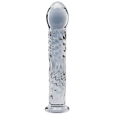 Seraphic Ripple Borosilicate Glass Dildo