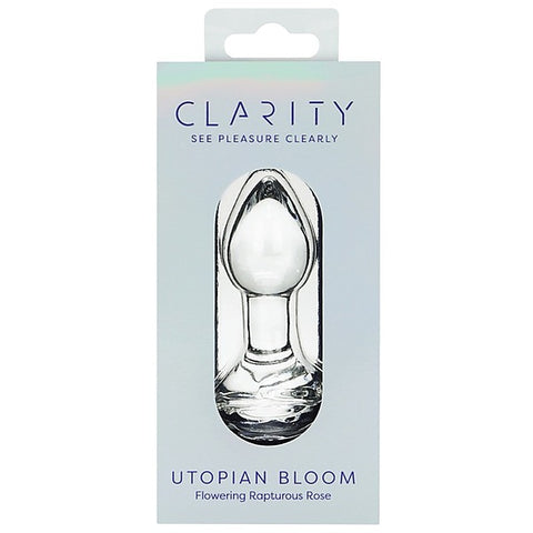 Utopian Bloom Glass Butt Plug by Creative Conceptions