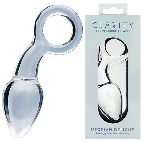 Utopian Delight Glass Anal Plug by Creative Conceptions