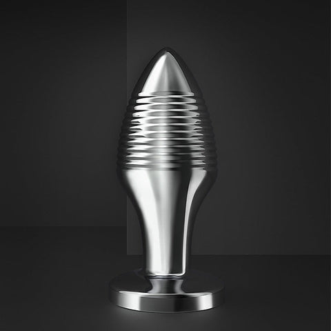 Rechargable Remote Controlled Vibrating Steel Butt Plug
