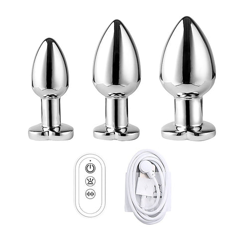 App Controlled Light Up Rainbow LED Anal Plug by BDStyle