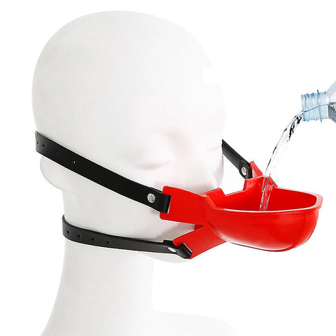 Cup Uro Pissotiere BDSM Play Mouth Gag by BDStyle